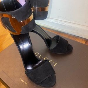 Gucci Kid Scamosciato Nero